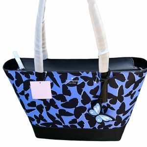 adley butterfly large tote